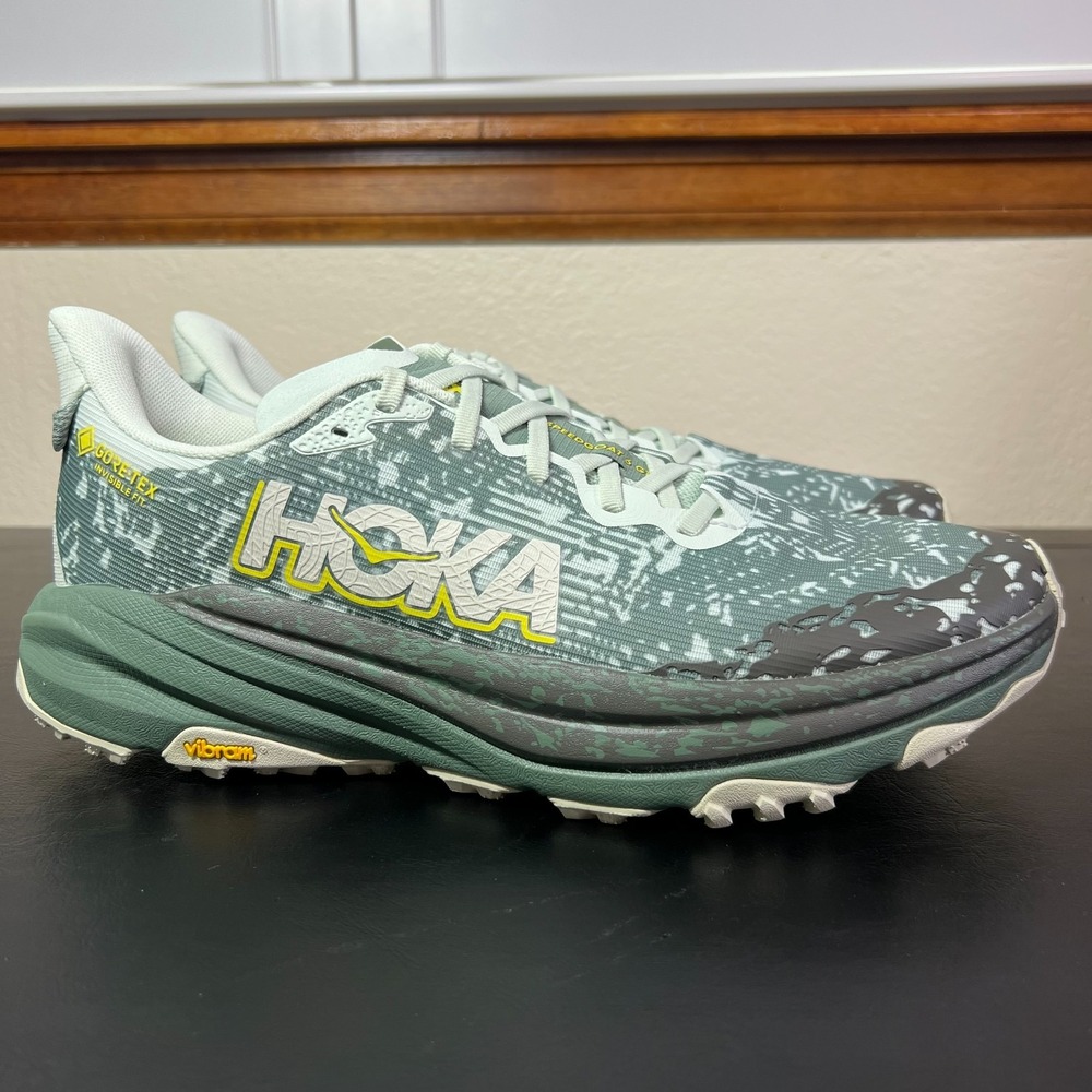 Hoka One One Speedgoat 6 GTX Trail Running Shoes 1155150/SFRN Men's Size 13D NEW